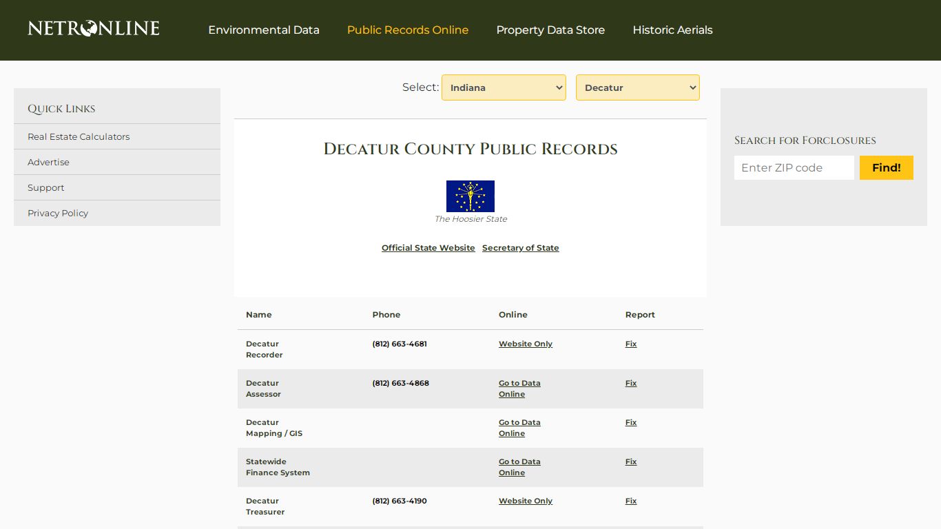 Decatur County Public Records - NETROnline.com